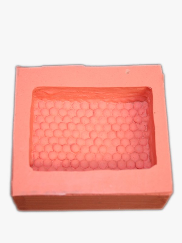 SILICONE MOULD rectangle honeycomb