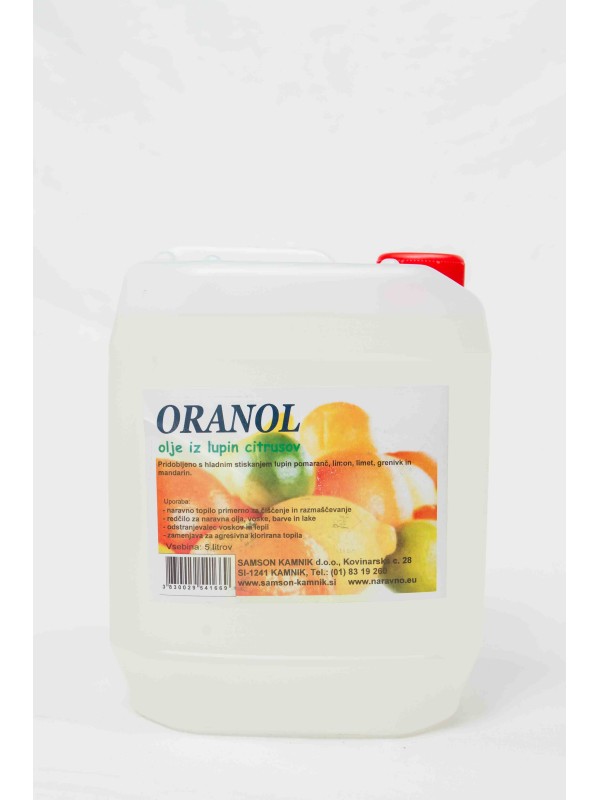 ORANOL citrus based oil dilutant 5l