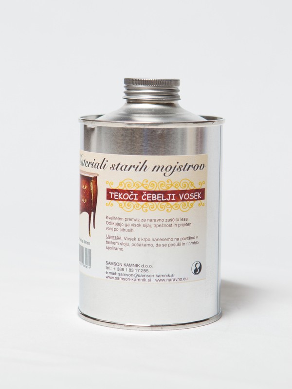 LIQUID BEESWAX natural indoor wood protection 500 ml
