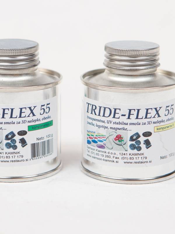 TRIDE-FLEX transparent resin for 3D labels 100 g   100 g