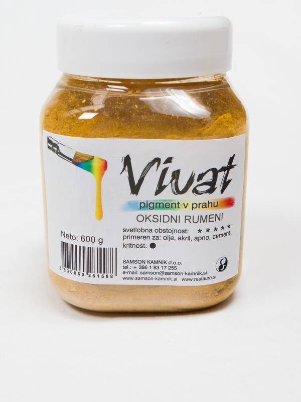 VIVAT oksidni/anorganski pigment RUMEN 600 g