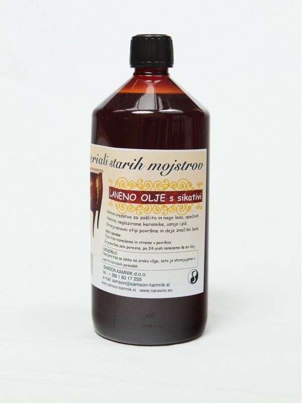 LINSEED OIL with siccatives 1 l