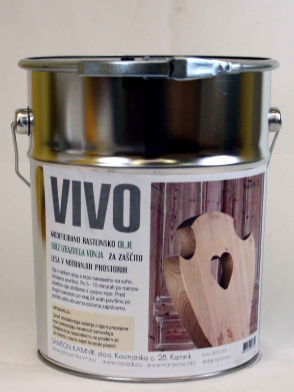 VIVO OIL with no smell for interior wooden surfaces 5l
