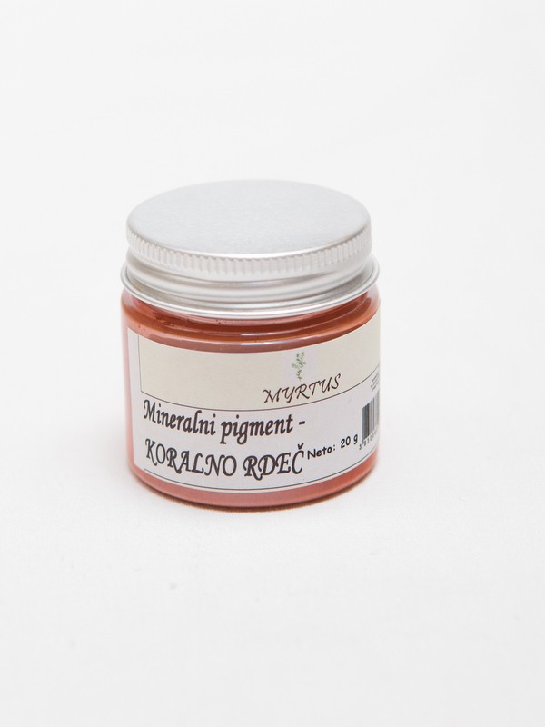 MYRTUS Mineral pigment CORAL RED 20g