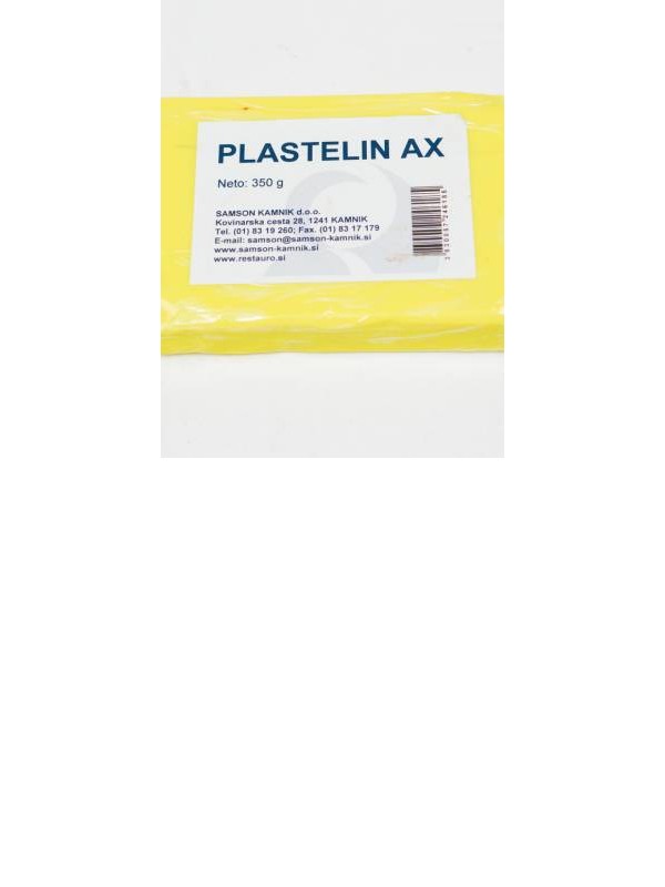PLASTICINE AX, hard, yellow 500 g