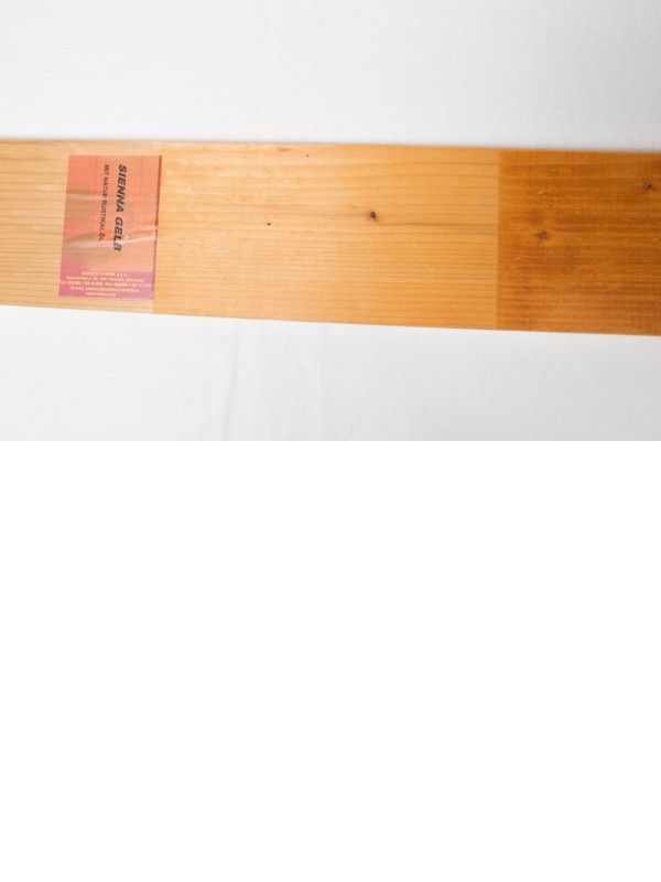 Rustic oil for protecting indoor wooden surfaces pigmented with VIVAT pigments