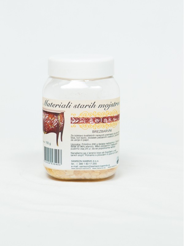 SHELLAC without wax, decolorized