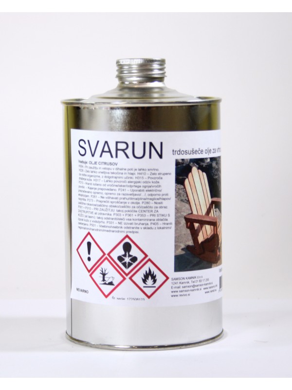 SVARUN natural varnish for garden furniture 1l