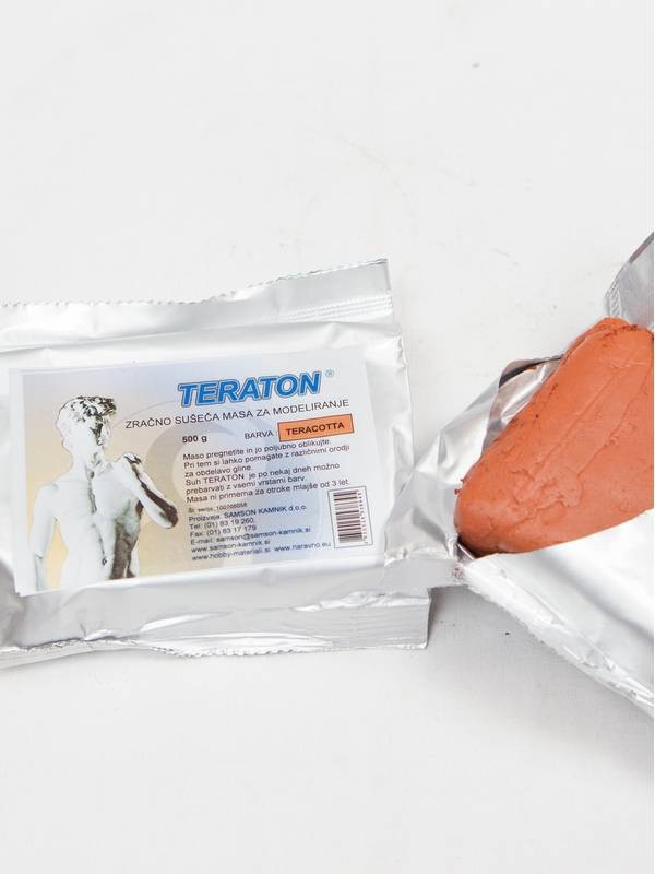 TERATON TERRACOTTA air-hardening modelling clay 500 g