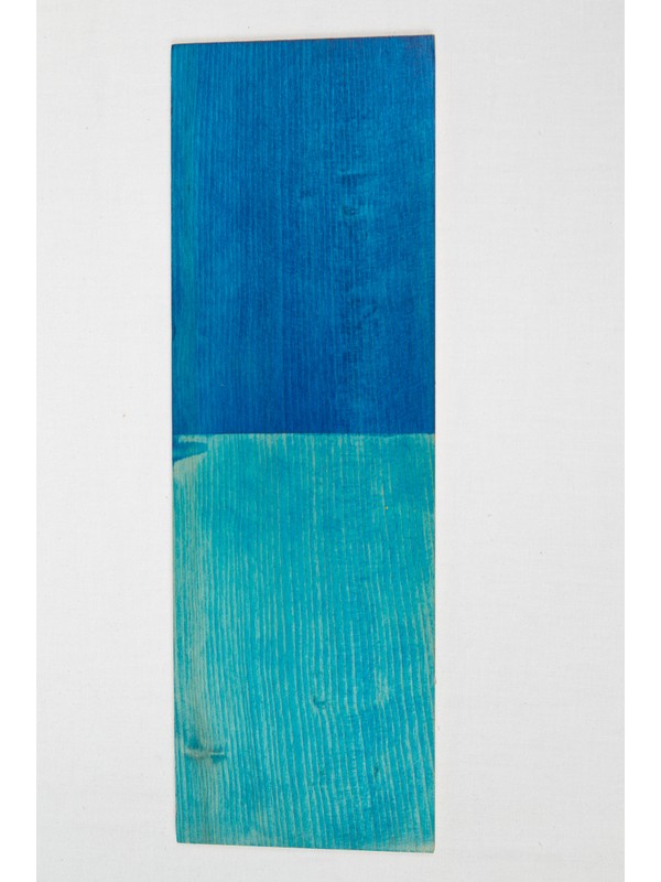 Tung oil pigmented with VIVAT pigment PHTHALO BLUE