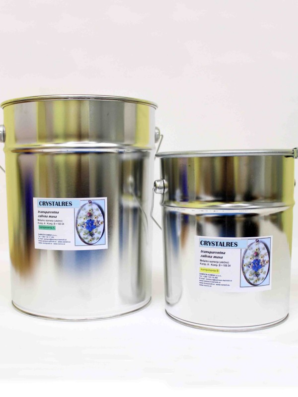 CRYSTALRES transparent resin for making glass-clear castings