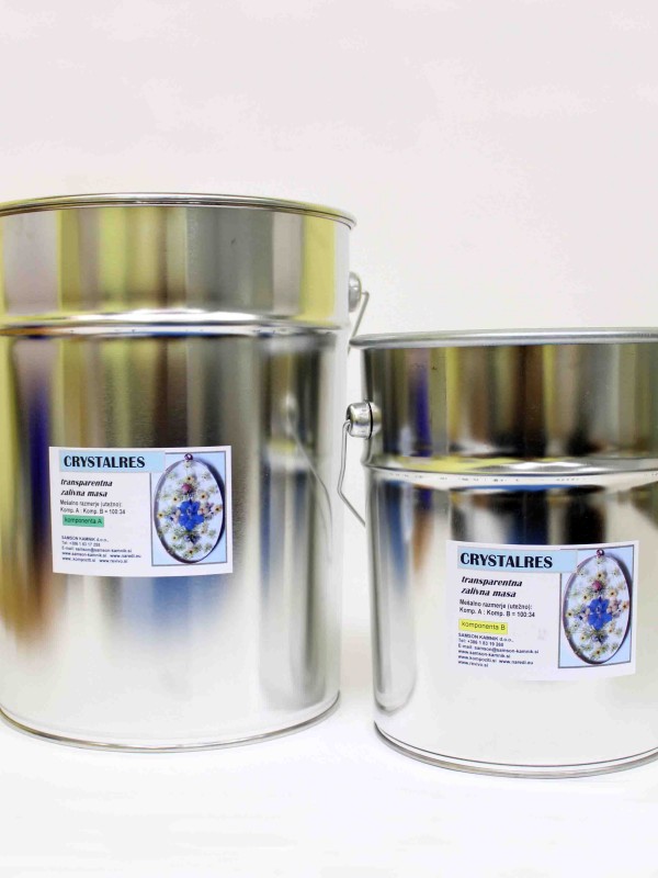 CRYSTALRES transparentna smola za izdelavo steklasto čistih odlitkov