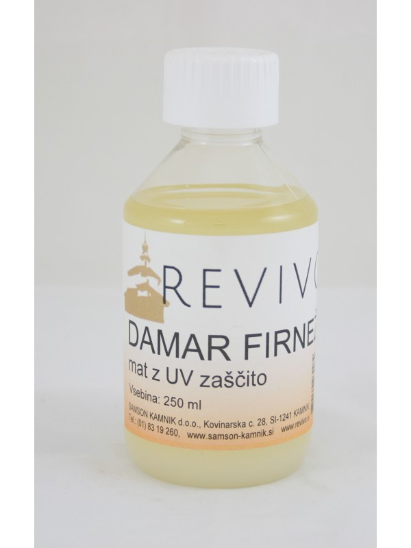 DAMAR VARNISH with UV protection matte 250 ml