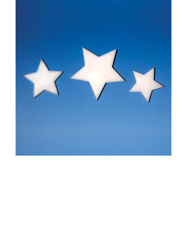 Zvezda 3 velikosti, Kalup za izdelavo okraskov iz voska