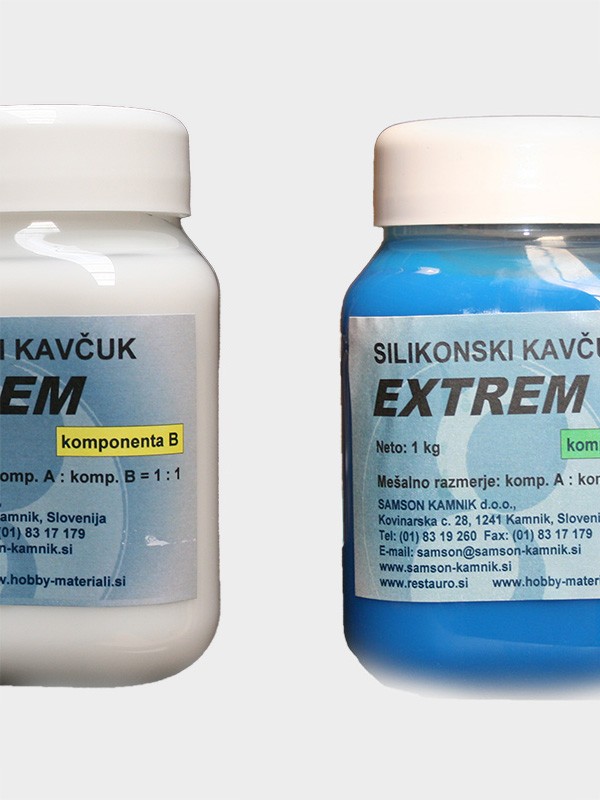 Silikonski kavčuk EXTREM 1 + 1kg
