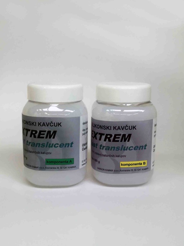 Silikonski kavčuk EXTREM Fast translucent 500 500 g