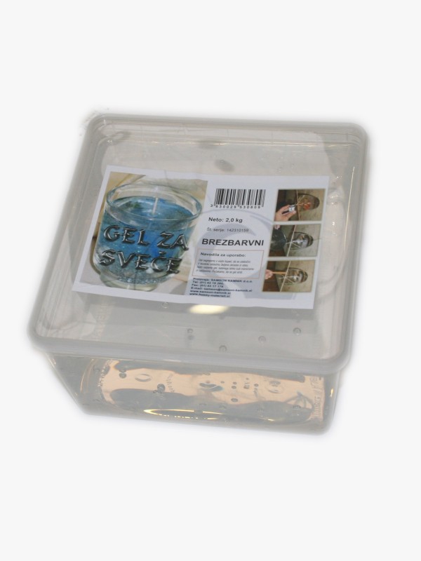 GEL ZA SVEČE prozoren 2kg
