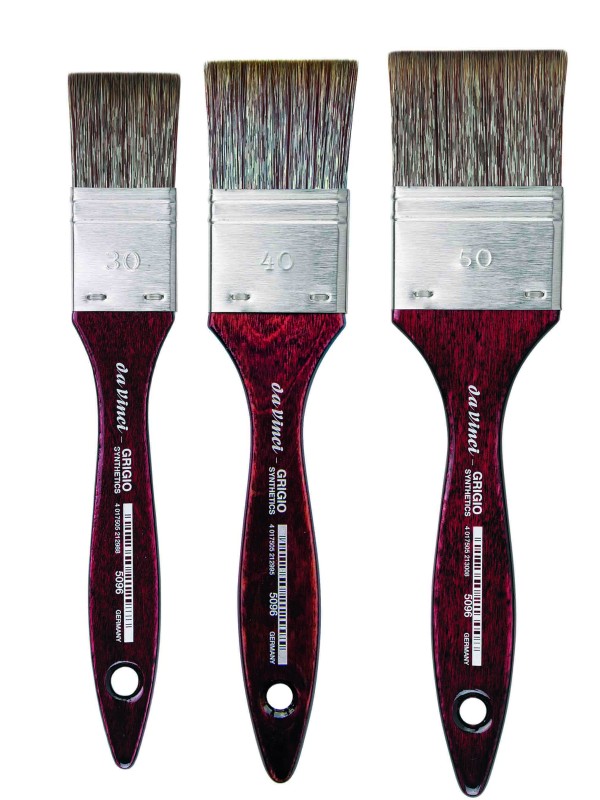 Čopiči GRIGIO sintetic,ploščati