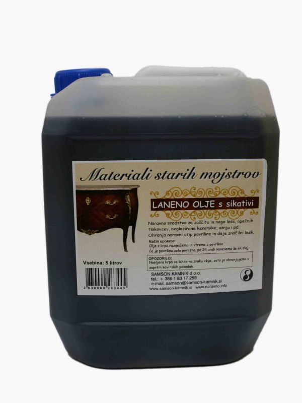 LINSEED OIL with driers 5 l