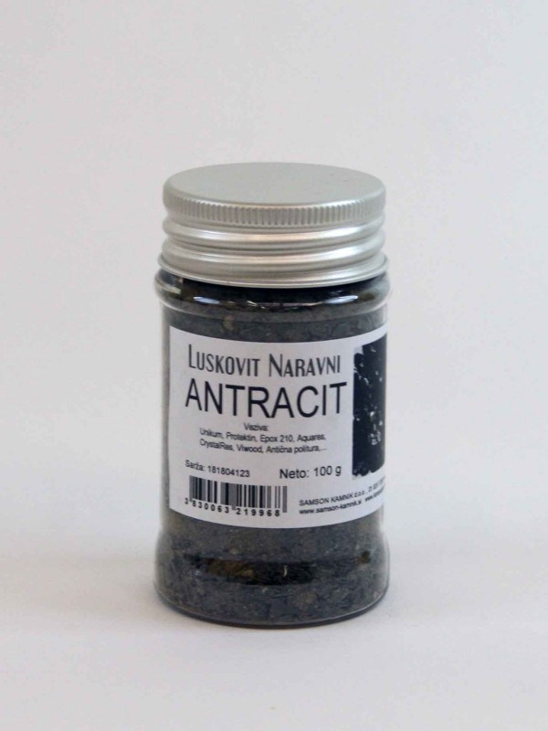 FLAKED natural ANTHRACITE 100 g