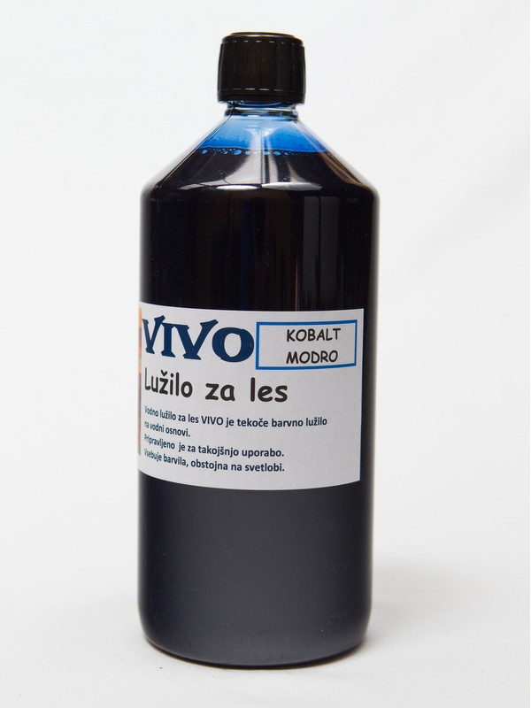 Water-based wood stain COBALT BLUE