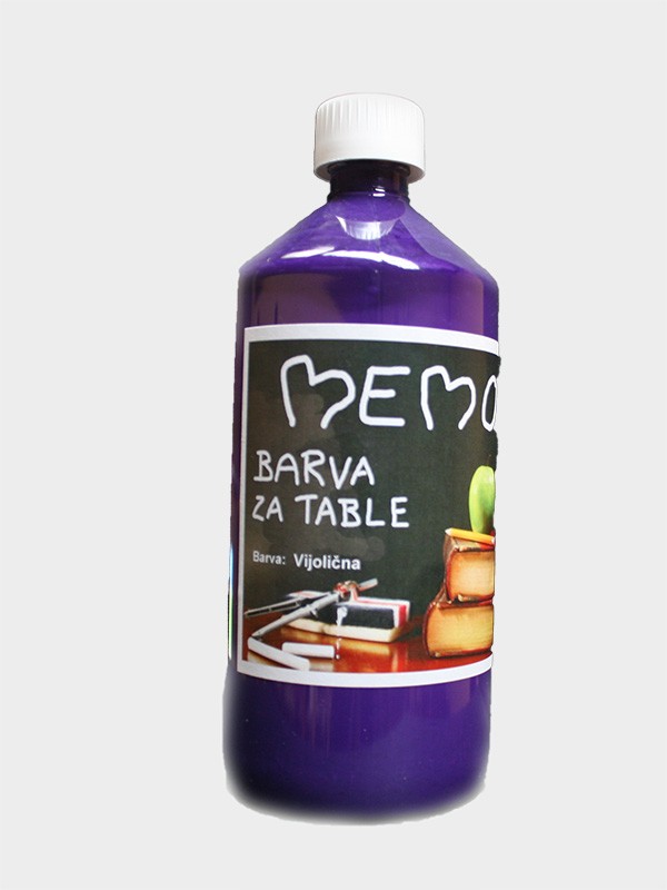 MEMO - BARVA ZA TABLE - Vijolična 1000 ml