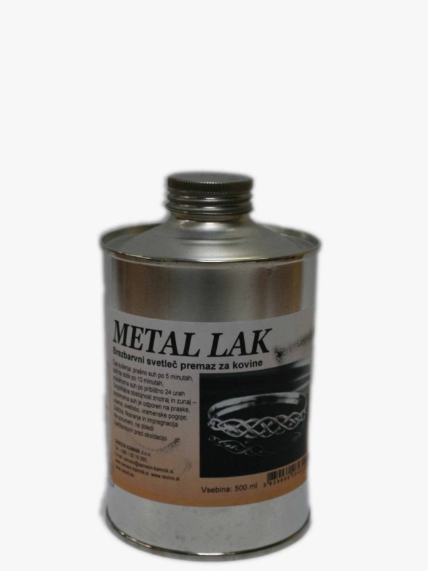 METAL PAINT clear glossy coating for metals 500 ml
