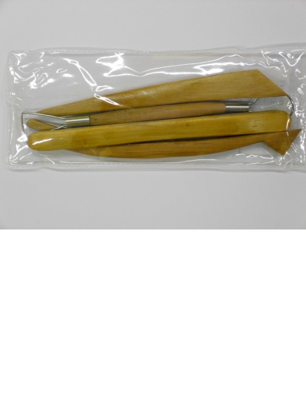 Modelirni set - 5 delni   4 lesen,1 kovinski