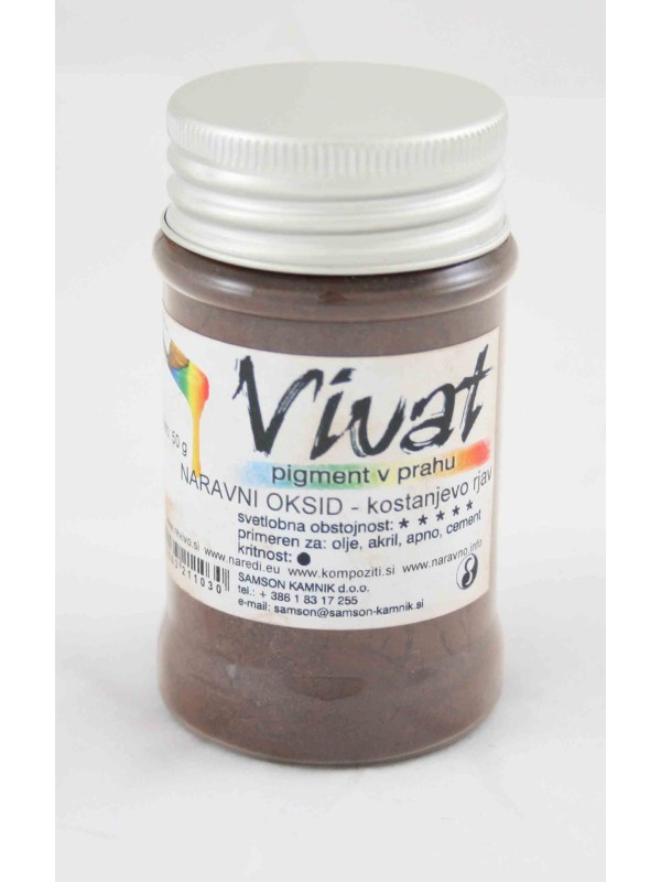 VIVAT - natural oxide CHESTNUT BROWN 50g