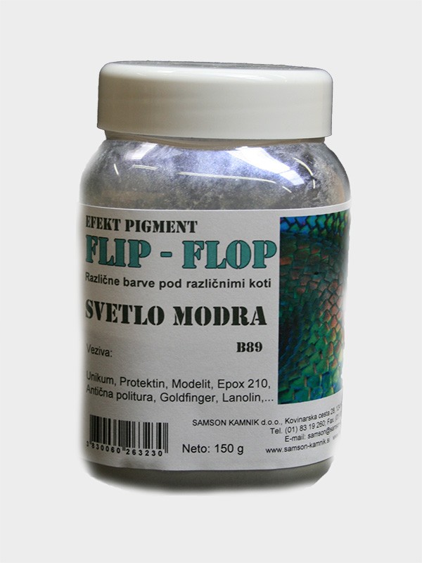 FLIP FLOP  svetlo modra B89  150 g