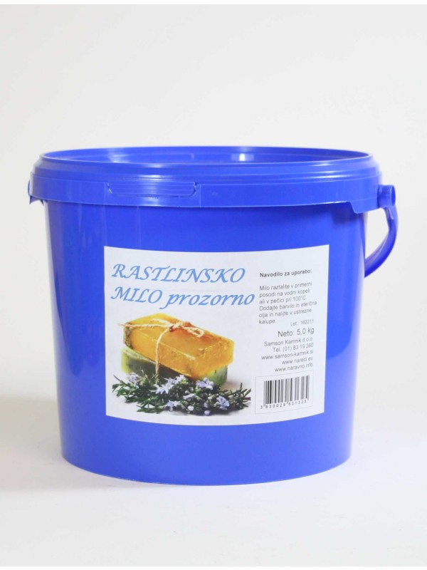 PLANT SOAP for pouring 5 kg transparent