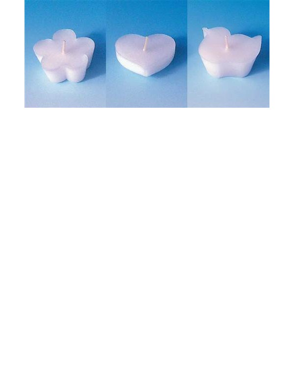 FLOWER / HEART / DUCK - mold for floating candles 6