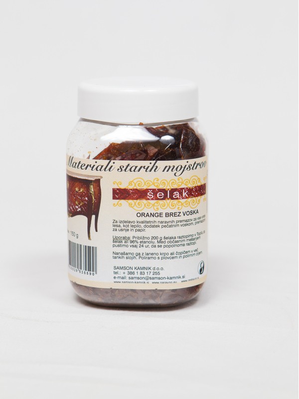 SHELLAC ORANGE without wax