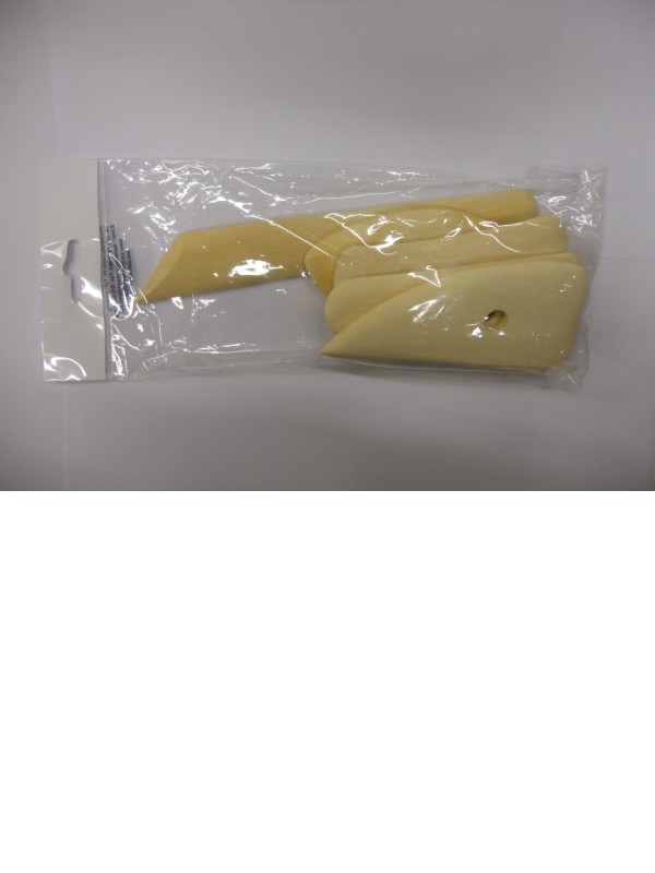 Set lesenih ploščic za glajenje  5 delni