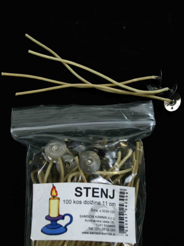 Candle wick 11 cm 100 pcs