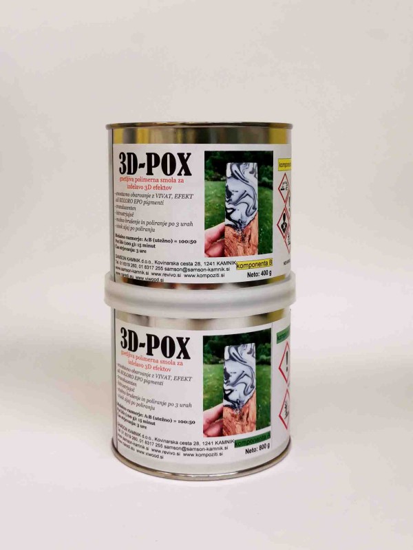 3D-POX gnetljiva polimerna smola 800   400 g