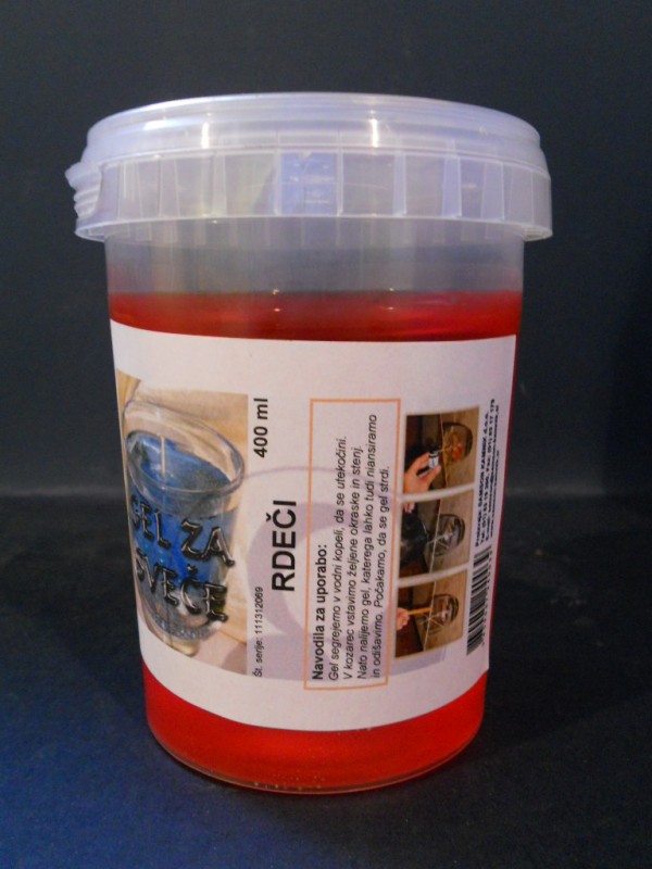 GEL WAX red 400 ml