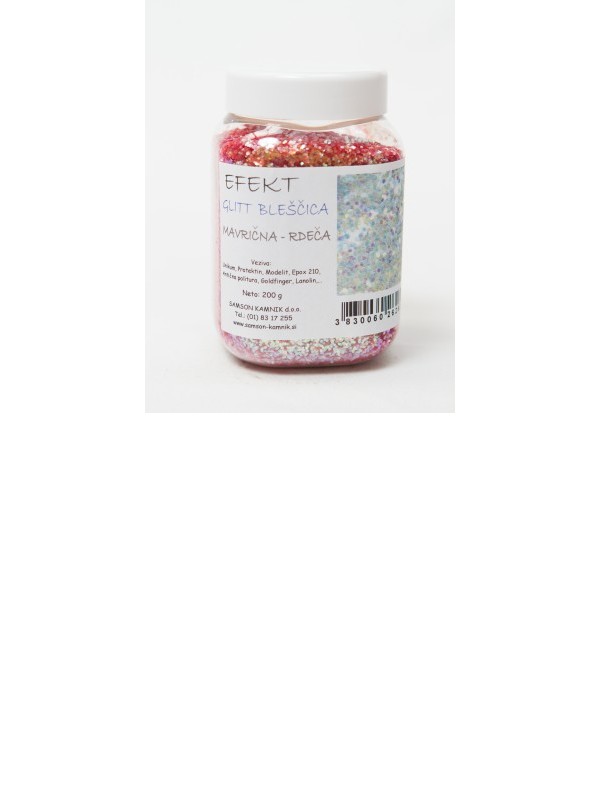 EFFECT GLITTER Red 200 g