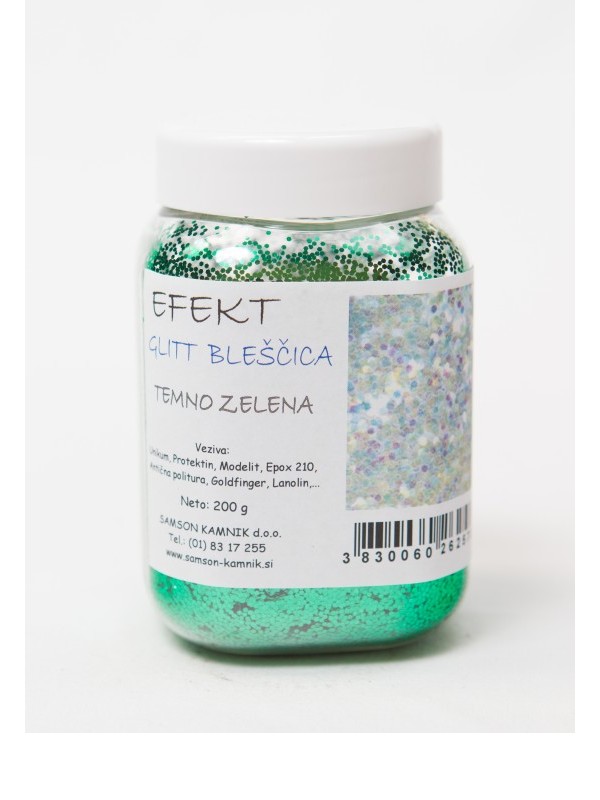 EFFECT GLITTER Deep green 200 g