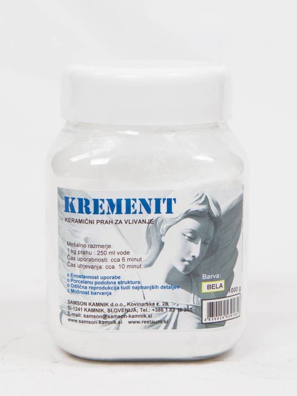 KREMENIT WHITE porcelain-like ceramic powder 1 kg