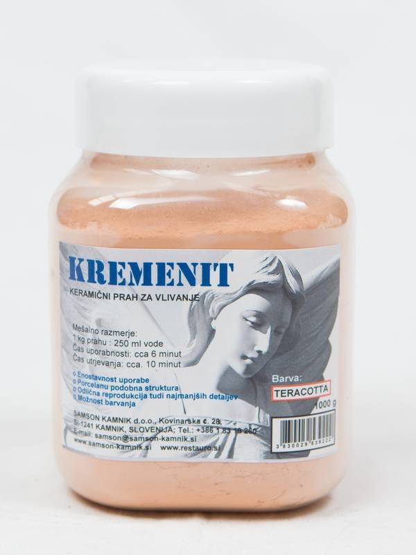 KREMENIT TERRACOTA porcelain-like ceramic powder 1 kg