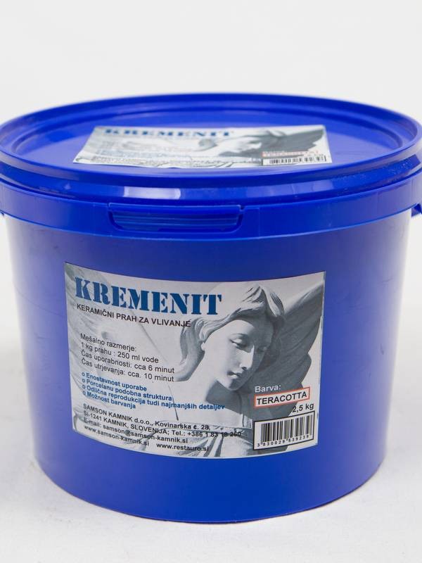 KREMENIT TERRACOTA porcelain-like ceramic powder 2,5 kg