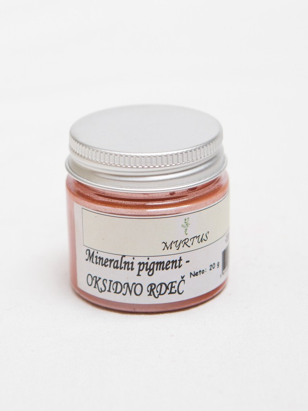 MYRTUS Mineralni pigment OKSIDNO RDEČ 20g