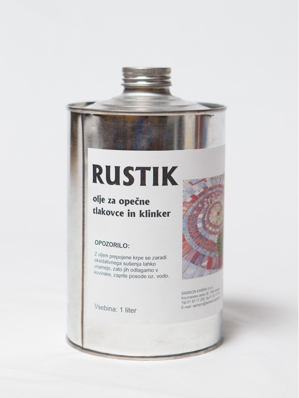 RUSTIK - olje za opečne tlakovce in klinker 1l