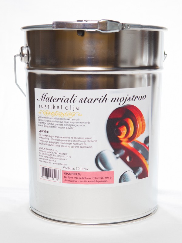 Rustic oil for protecting indoor wooden surfaces