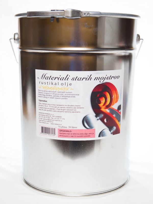 Rustic oil for protecting indoor wooden surfaces