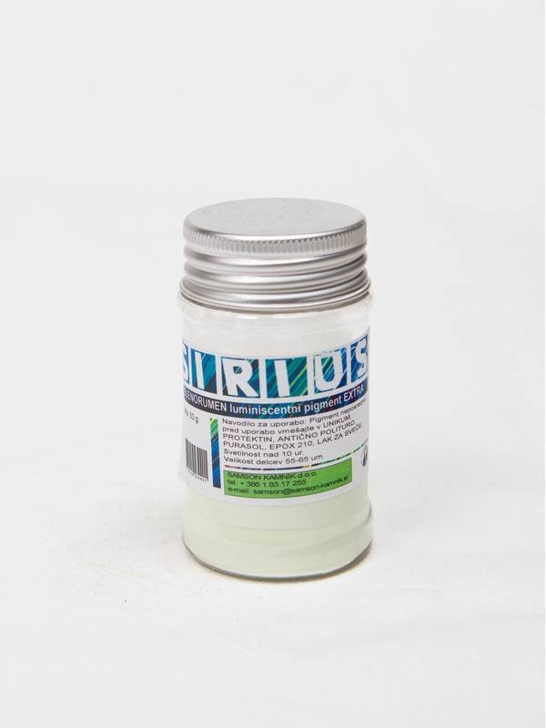 SIRIUS l - zelenorumen uminiscentni pigment extra 50 g