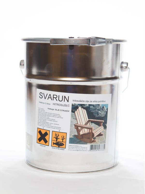 SVARUN natural outdoor furniture varnish 5 l