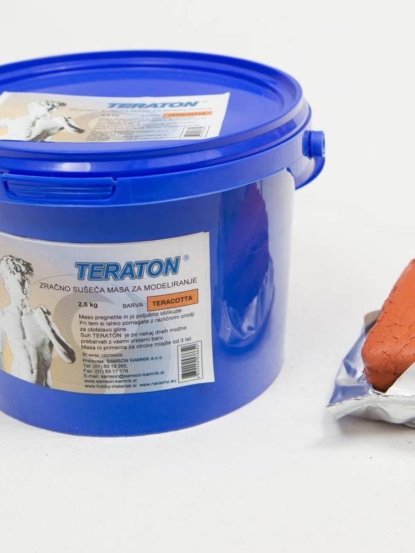 TERATON TERRACOTTA air-hardening modelling clay 2,5 kg