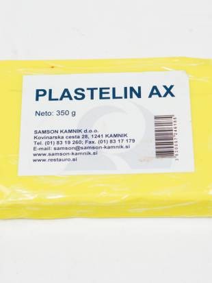 PLASTICINE AX, hard, yellow 500 g
